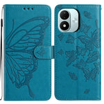 For Xiaomi Redmi Note 17 4G (Global) / Note 17 5G (Global) / Note 17 (India / China) 5G Case Butterfly Imprinted Wallet Stand PU Leather Flip Phone Cover with Strap