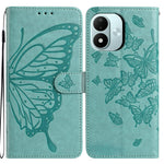 For Xiaomi Redmi Note 17 4G (Global) / Note 17 5G (Global) / Note 17 (India / China) 5G Case Butterfly Imprinted Wallet Stand PU Leather Flip Phone Cover with Strap