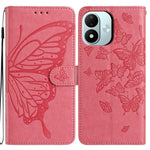 For Xiaomi Redmi Note 17 4G (Global) / Note 17 5G (Global) / Note 17 (India / China) 5G Case Butterfly Imprinted Wallet Stand PU Leather Flip Phone Cover with Strap