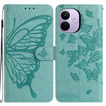 For Xiaomi Redmi Note 17 Pro 5G Case Butterfly Imprinted Wallet Stand PU Leather Flip Phone Cover with Strap