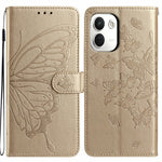 Xiaomi Redmi Note 17 Pro+ 5G / Note 17 Pro Max 5G-skal med fjärilstryck, plånboksfodral i PU-läder och rem