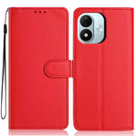 For Xiaomi Redmi Note 17 4G (Global) / Note 17 5G (Global) / Note 17 (India / China) 5G Wallet Case with Strap  /  Multiple Card Slots Solid Color Leather Stand Phone Cover