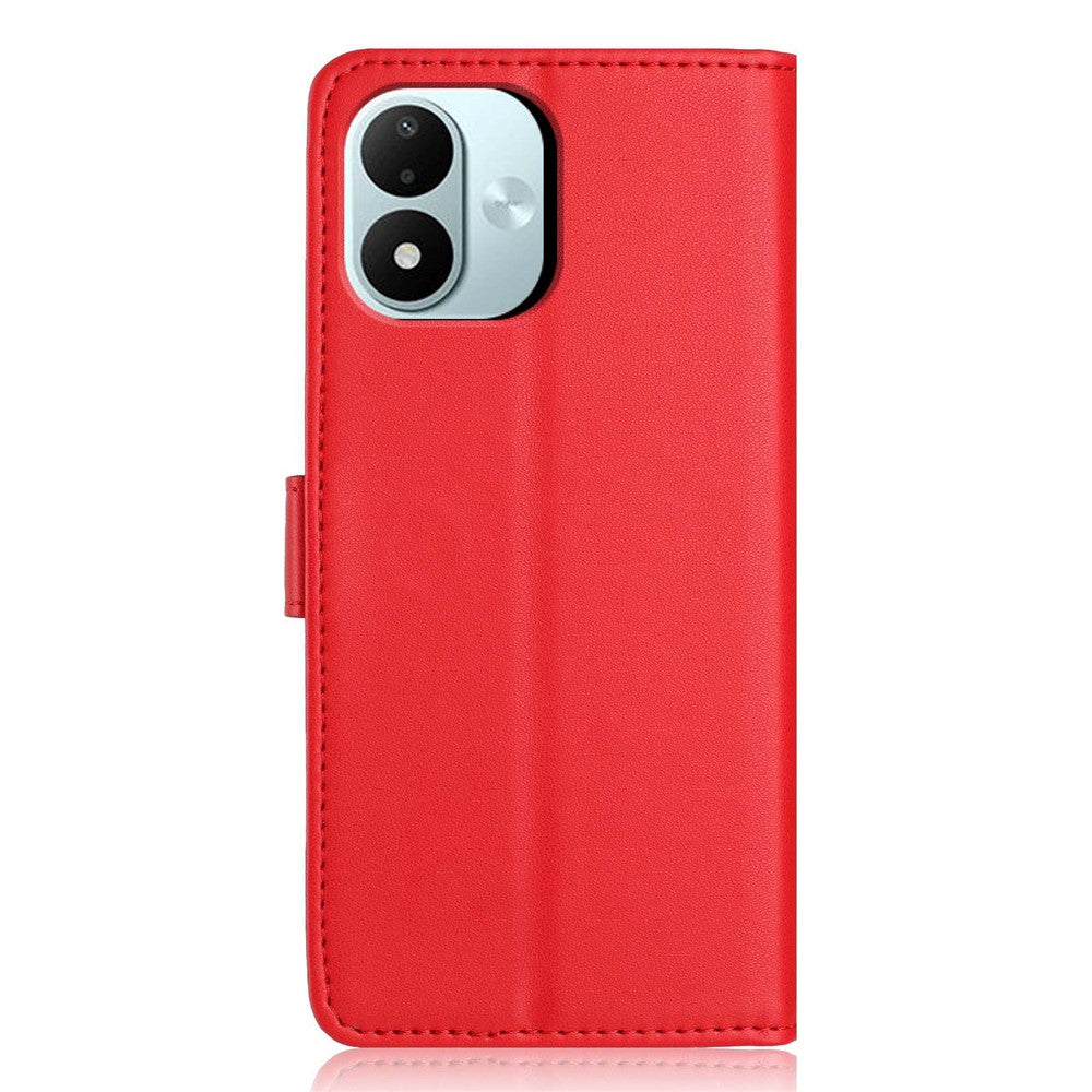 For Xiaomi Redmi Note 17 4G (Global) / Note 17 5G (Global) / Note 17 (India / China) 5G Wallet Case with Strap  /  Multiple Card Slots Solid Color Leather Stand Phone Cover