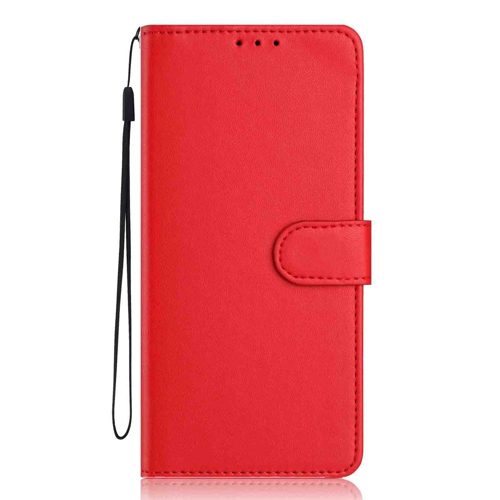 For Xiaomi Redmi Note 17 Pro+ 5G  /  Note 17 Pro Max 5G Wallet Case with Strap  /  Multiple Card Slots Solid Color Leather Stand Phone Cover