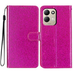 For Xiaomi Redmi 17 4G / 5G Wallet Case Glitter Anti-Scratch Leather Stand Phone Cover with Strap