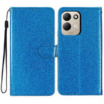 For Xiaomi Redmi 17 4G / 5G Wallet Case Glitter Anti-Scratch Leather Stand Phone Cover with Strap
