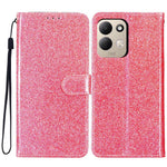 For Xiaomi Redmi 17 4G / 5G Wallet Case Glitter Anti-Scratch Leather Stand Phone Cover with Strap