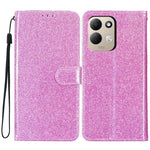 For Xiaomi Redmi 17 4G / 5G Wallet Case Glitter Anti-Scratch Leather Stand Phone Cover with Strap