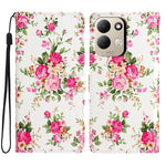 For Xiaomi Redmi 17 4G / 5G Wallet Case PU Leather Pattern Printing Stand Phone Cover with Strap