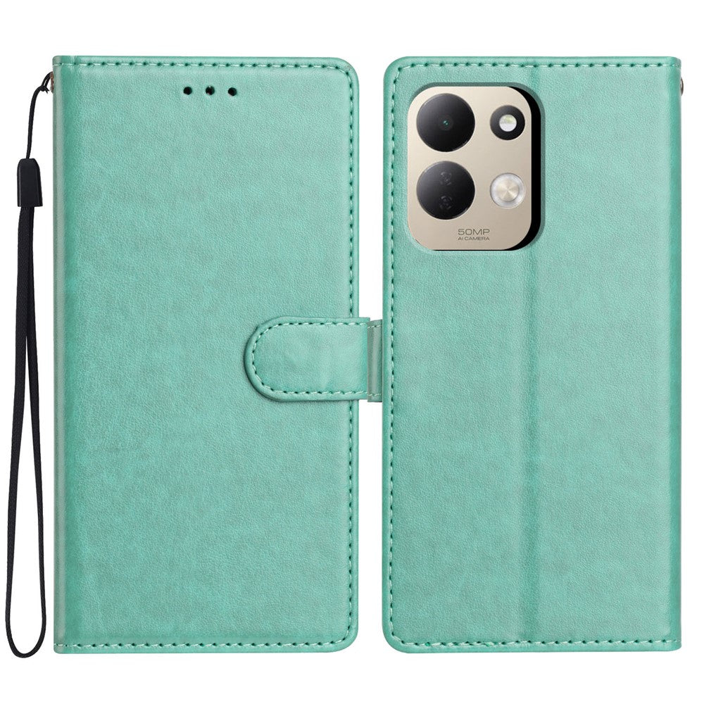 For Xiaomi Redmi 17 4G / G Leather Case Wallet Stand Phone Cover with Handy Strap