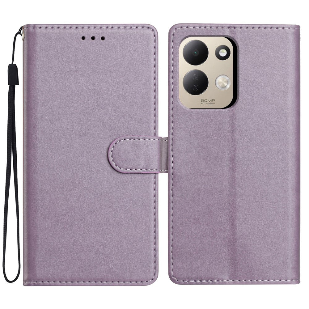 For Xiaomi Redmi 17 4G / G Leather Case Wallet Stand Phone Cover with Handy Strap