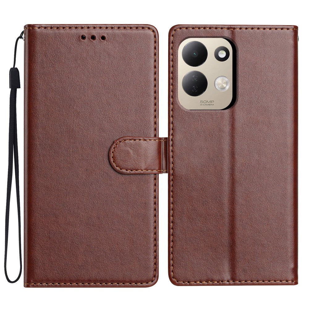 For Xiaomi Redmi 17 4G / G Leather Case Wallet Stand Phone Cover with Handy Strap