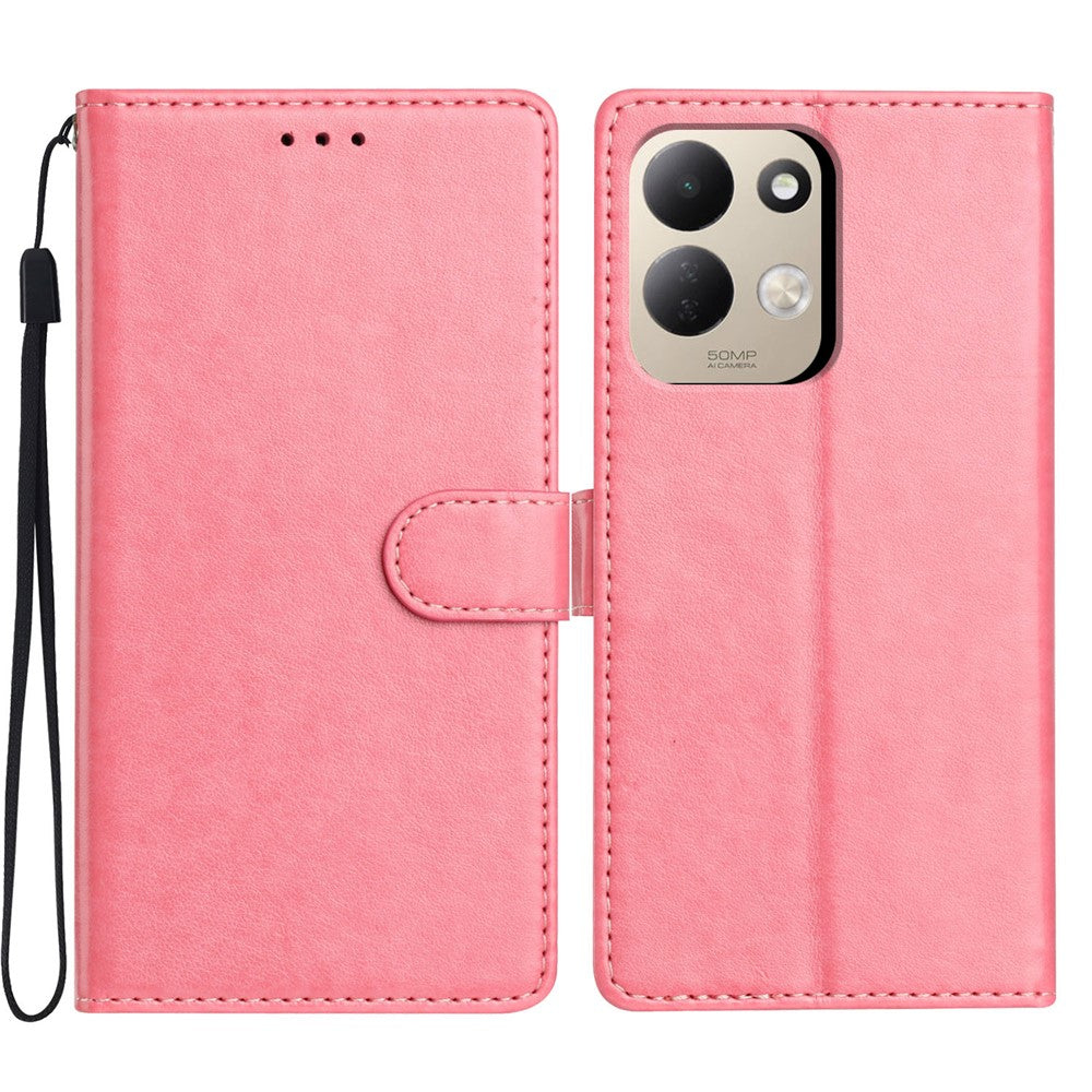 For Xiaomi Redmi 17 4G / G Leather Case Wallet Stand Phone Cover with Handy Strap