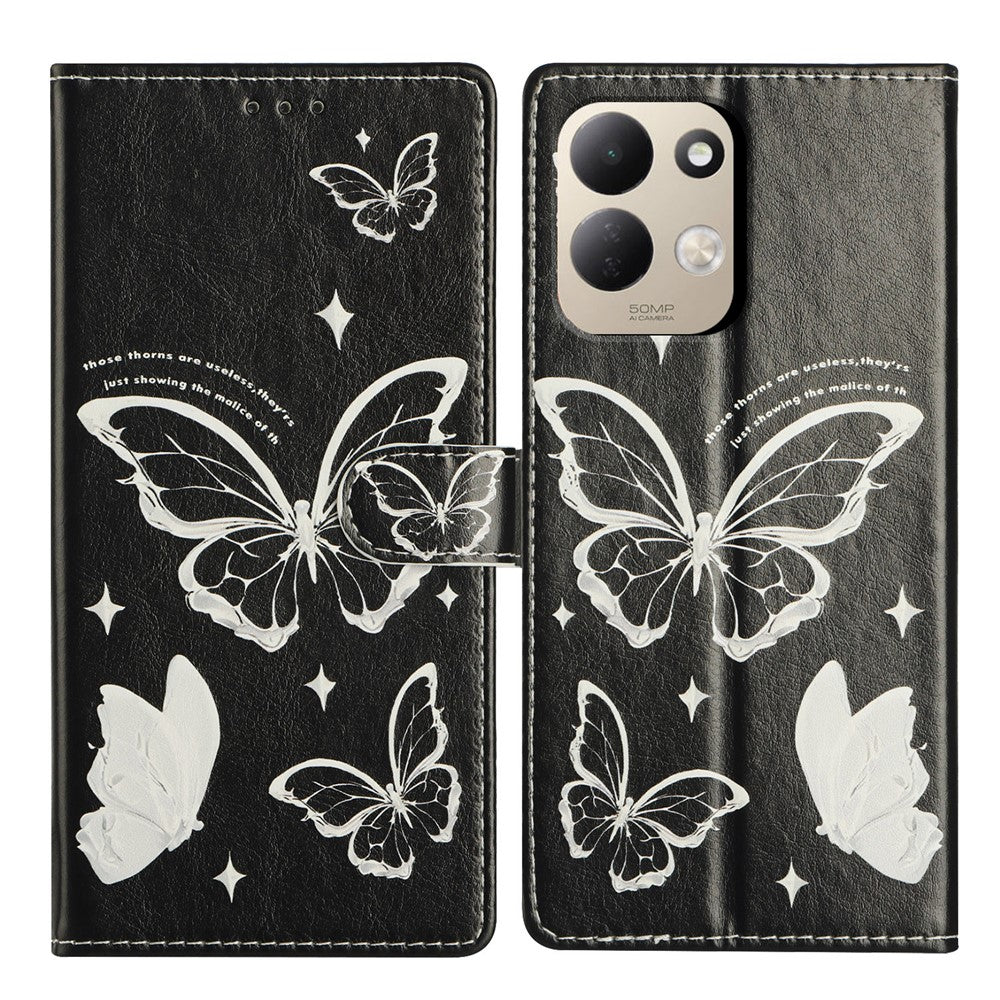 For Xiaomi Redmi 17 4G / 5G Case Pattern Printing Wallet Stand Flip Leather Phone Cover with Strap