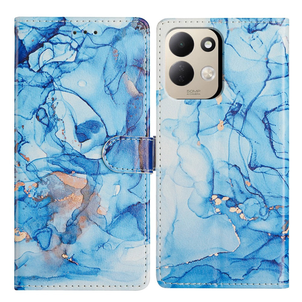 For Xiaomi Redmi 17 4G / 5G Case Pattern Printing Wallet Stand Flip Leather Phone Cover with Strap
