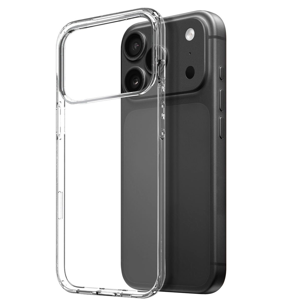 NORTHJO for iPhone 18 Pro Max TPU Phone Case with 2 Pcs Front Screen Protector + 2 Pcs Lens Film