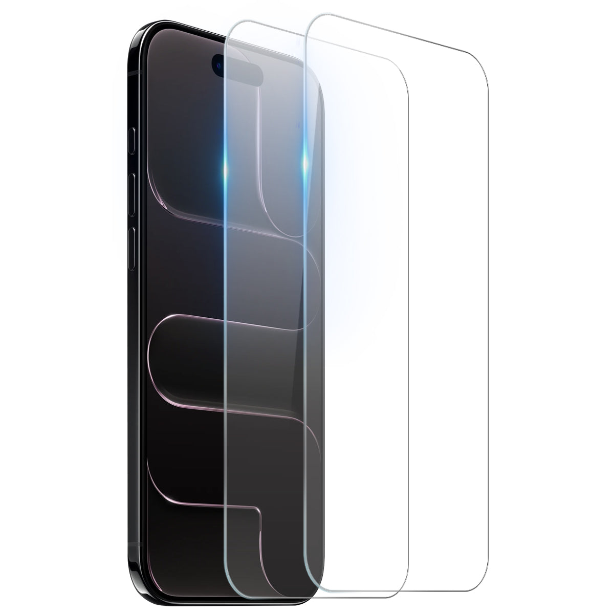 NORTHJO for iPhone Air TPU Phone Case with 2Pcs Front Screen Protector + 2Pcs Lens Film