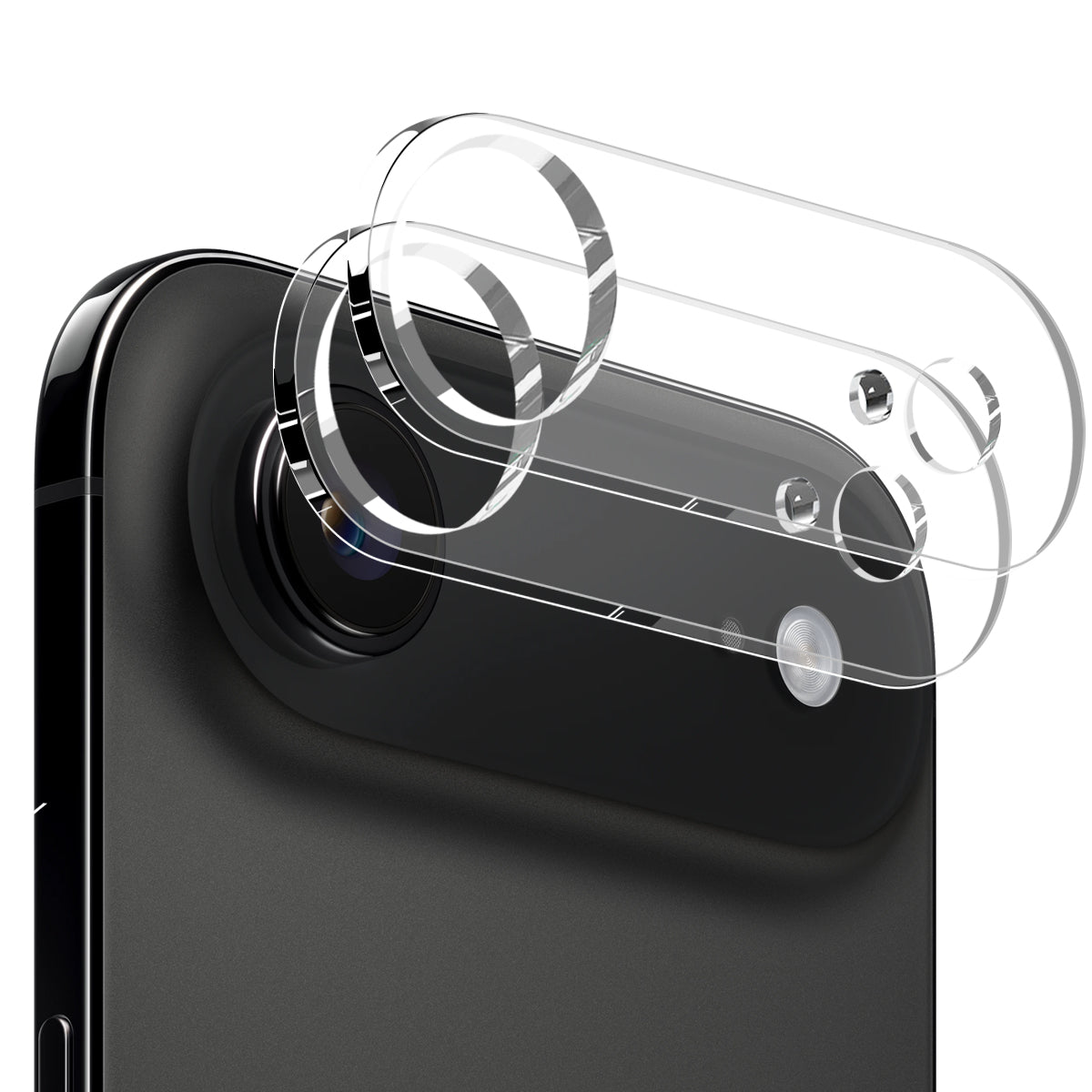 NORTHJO for iPhone Air TPU Phone Case with 2Pcs Front Screen Protector + 2Pcs Lens Film