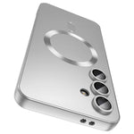 For Samsung Galaxy S25 Magnetic Case Ultra Thin TPU Phone Cover with Lens Protection