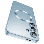 For Samsung Galaxy S25 Magnetic Case Ultra Thin TPU Phone Cover with Lens Protection