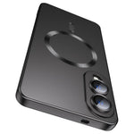 For Samsung Galaxy S25 Edge Magnetic Case Ultra Thin TPU Phone Cover with Lens Protection