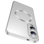 For Samsung Galaxy S25 Edge Magnetic Case Ultra Thin TPU Phone Cover with Lens Protection