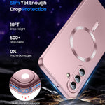 For Samsung Galaxy A36 5G Magnetic Case Ultra Thin TPU Phone Cover with Lens Protection