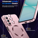 For Samsung Galaxy A36 5G Magnetic Case Ultra Thin TPU Phone Cover with Lens Protection