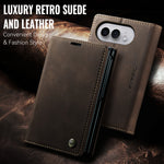 CASEME til iPhone Fold Wallet Cover 013 Series PU Læder Telefoncover Stativ