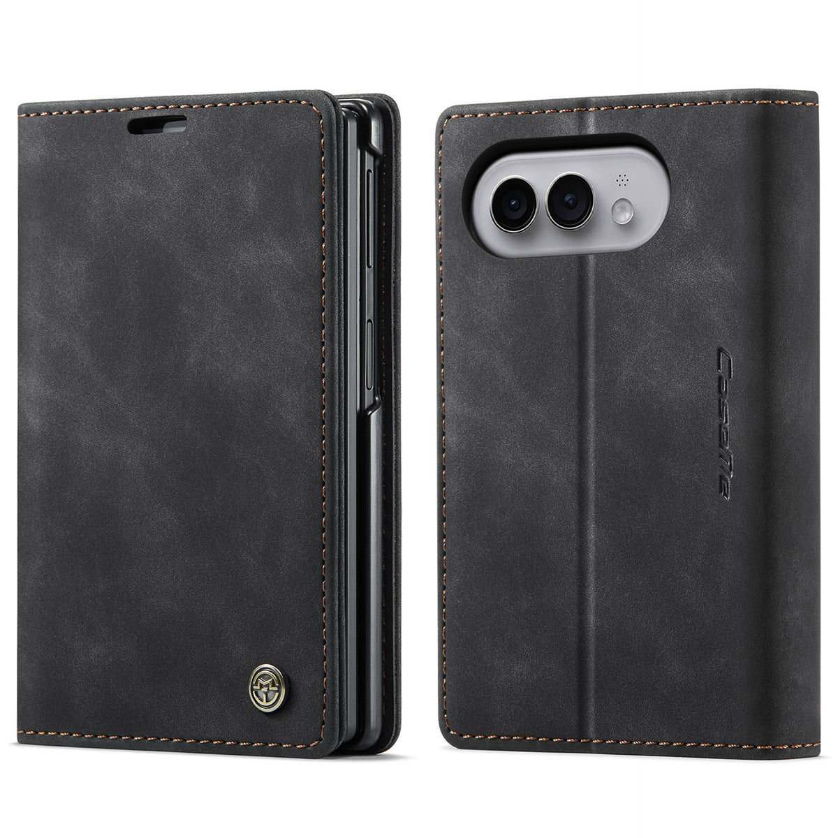 CASEME til iPhone Fold Wallet Cover 013 Series PU Læder Telefoncover Stativ