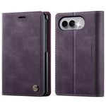 CASEME for iPhone Fold Case 033 Series RFID Blocking Wallet Stand Calf Texture Leather Phone Cover