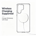 Samsung Galaxy S26 Ultra 3-i-1 magnetiskt skal TPU + akrylmobilskal med 180° anti-spionfilm + genomskinlig linsfilm