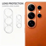 Samsung Galaxy S25 Ultra 3-i-1 magnetiskt skal TPU + akrylmobilskal med 180° anti-spionfilm + genomskinlig linsfilm