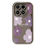 For Xiaomi 17 Case Floral Pattern Printing Rubberized TPU Phone Cover