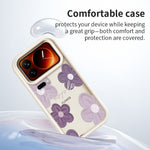 For Xiaomi 17 Pro Case Floral Pattern Printing Rubberized TPU Phone Cover