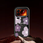 For Xiaomi 17 Pro Case Floral Pattern Printing Rubberized TPU Phone Cover