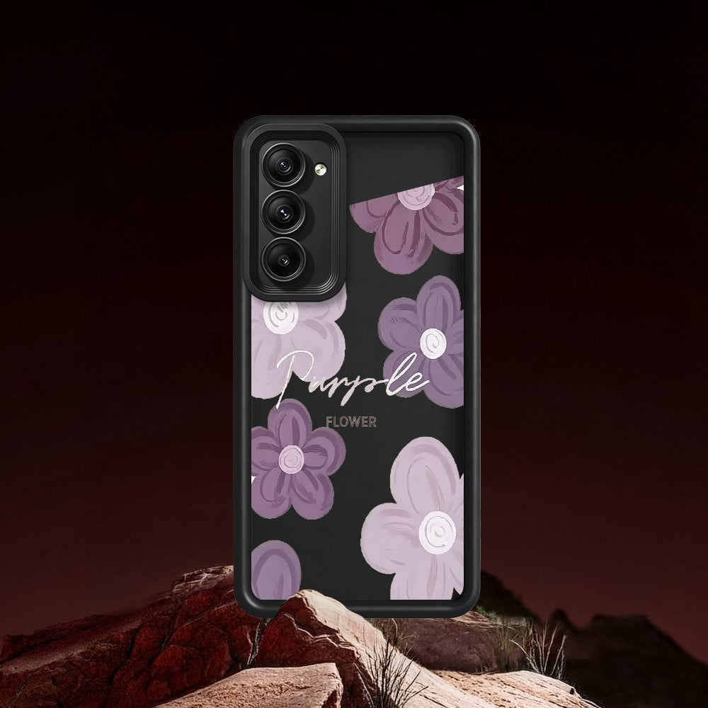 For Xiaomi Redmi 15 5G (EU) (171mm)  /  15 4G (EU) (171mm) Case Floral Pattern Printing Rubberized TPU Phone Cover
