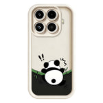 For Xiaomi 17T TPU Case Rubberized Anti-Slip Panda Pattern Printing Phone Cover