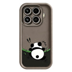 For Xiaomi 17T TPU Case Rubberized Anti-Slip Panda Pattern Printing Phone Cover