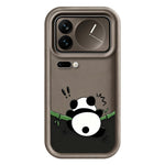 For Xiaomi 17 Pro TPU Case Rubberized Anti-Slip Panda Pattern Printing Phone Cover