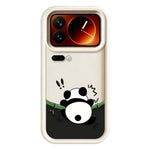 For Xiaomi 17 Pro Max TPU Case Rubberized Anti-Slip Panda Pattern Printing Phone Cover