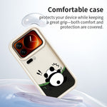 Xiaomi 17 Pro Max TPU-skal Gummerat halkfritt Pandamönster Tryckt mobilskal