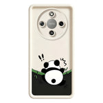 TPU Case For Honor X70 5G  /  X9d 5G  /  Magic8 Lite 5G Rubberized Anti-Slip Panda Pattern Printing Phone Cover