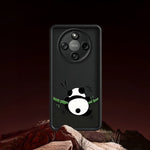 TPU Case For Honor X70 5G  /  X9d 5G  /  Magic8 Lite 5G Rubberized Anti-Slip Panda Pattern Printing Phone Cover