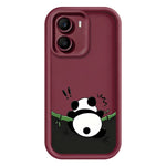 For Xiaomi Poco X7 Pro 5G TPU Case Rubberized Anti-Slip Panda Pattern Printing Phone Cover