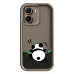 For Xiaomi Poco X7 Pro 5G TPU Case Rubberized Anti-Slip Panda Pattern Printing Phone Cover