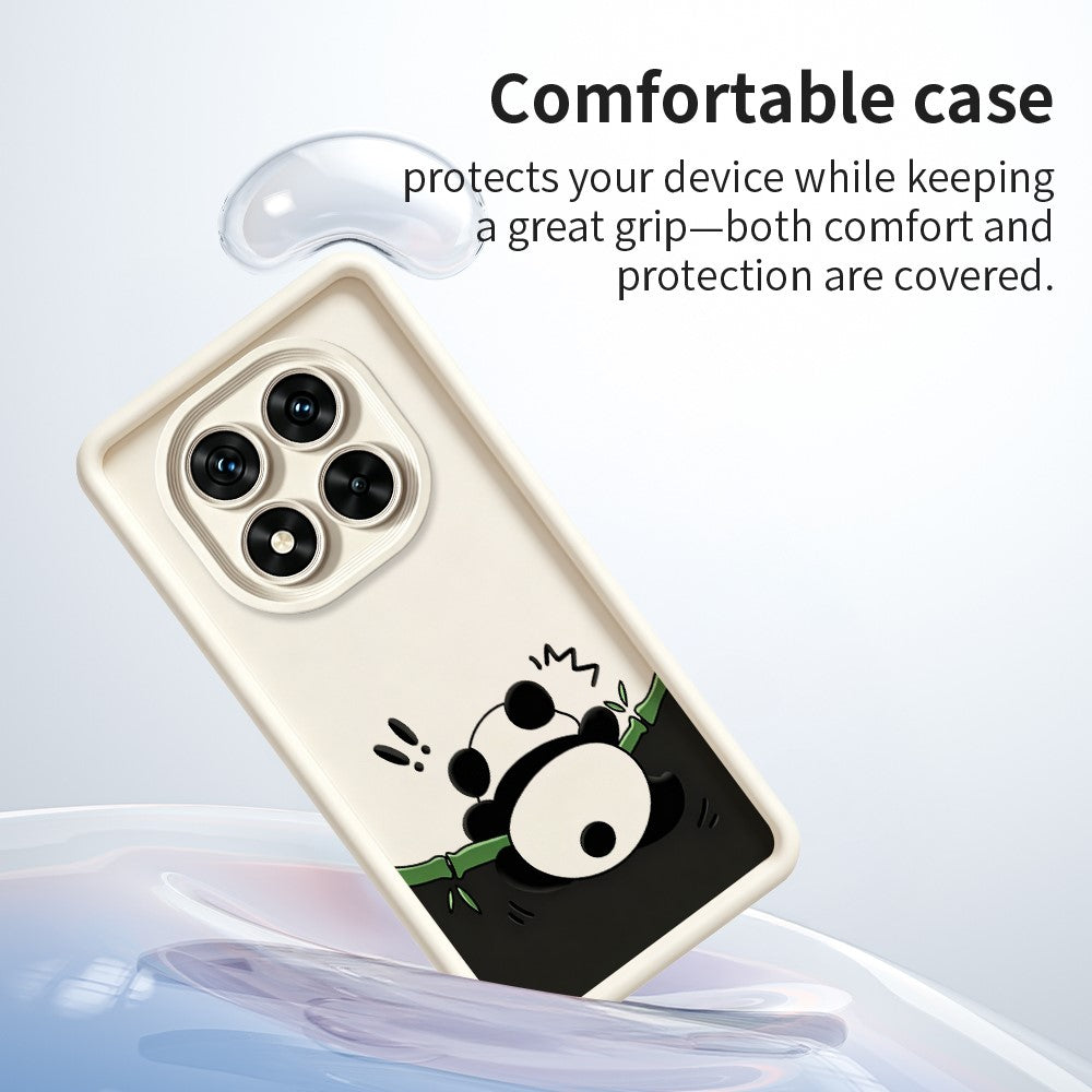 For Xiaomi Redmi Note 15 Pro 5G (Global) TPU Case Rubberized Anti-Slip Panda Pattern Printing Phone Cover