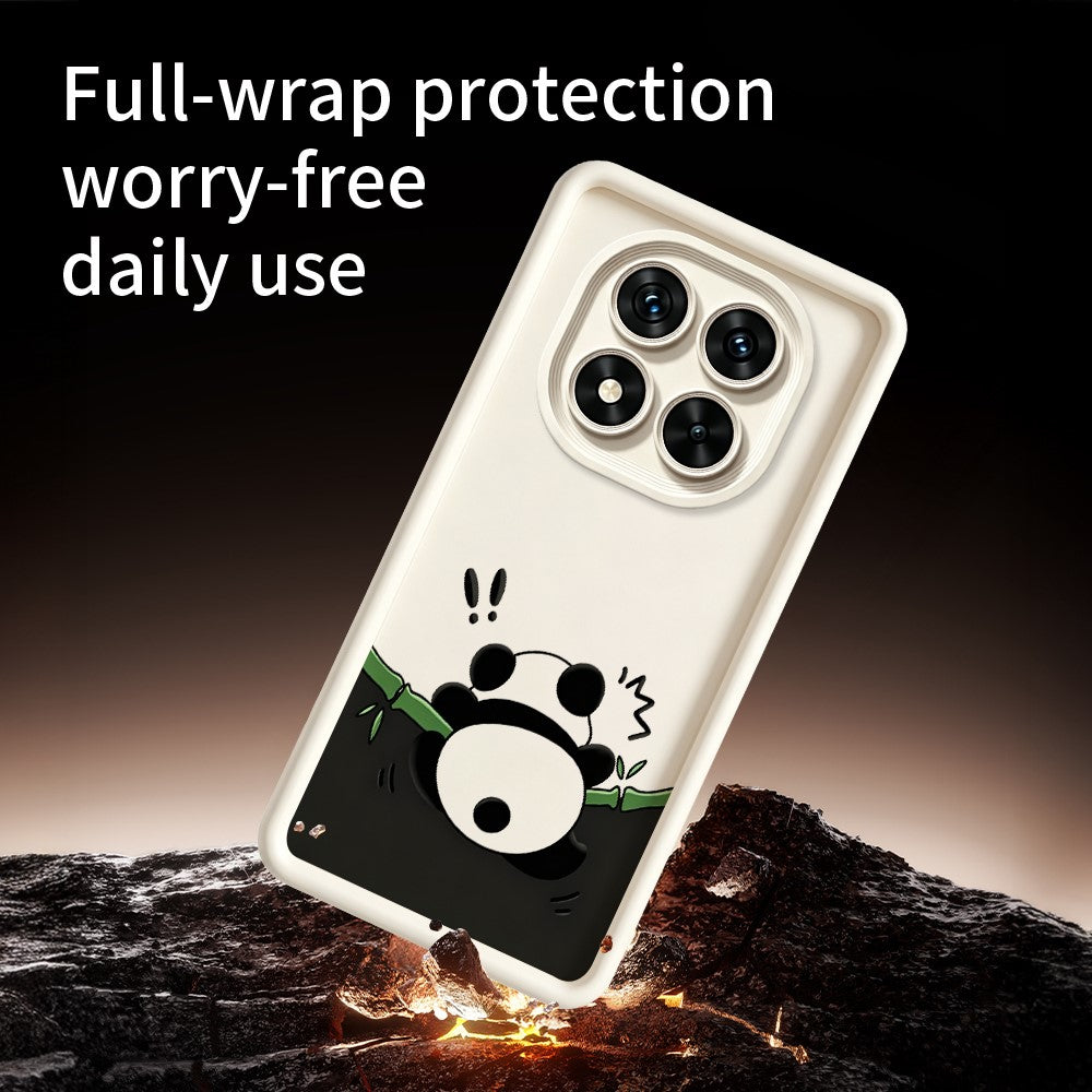 For Xiaomi Redmi Note 15 Pro 5G (Global) TPU Case Rubberized Anti-Slip Panda Pattern Printing Phone Cover