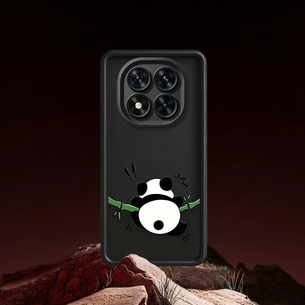 For Xiaomi Redmi Note 15 Pro 5G (Global) TPU Case Rubberized Anti-Slip Panda Pattern Printing Phone Cover