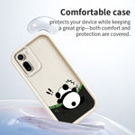 TPU Case For Xiaomi Redmi A7 Pro 5G  /  A7 Pro 4G (171.56mm)  /  Poco C85x 5G Rubberized Anti-Slip Panda Pattern Printing Phone Cover